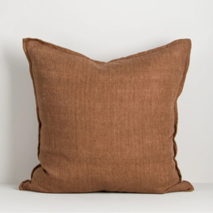 Cushions: Cassia Cushion - Chestnut