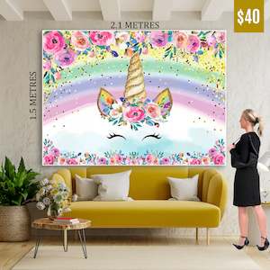 Birthday Banner: Unicorn Banner