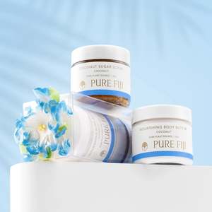 Products: Pure Fiji Mini Body Butter & Sugar Rub Box