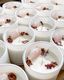 Opal + Sage Rose Quartz Crystal Candle