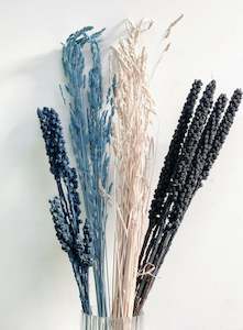 Mixed dried flower box - Wintery hues - 12 bunches