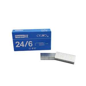 Haopai Staples 12Wx6Hmm (24/6) 1000Pcs - Silver