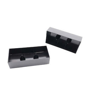 Plastic Table Deco Small 15Lx7Wx3.5Hcm - Black