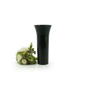 Plastic Replacement Vase for Flower Stand 14Diax30Hcm - Black (5126)