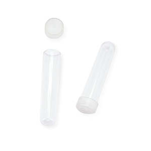 Oceans Containers: Plastic Water Tube/Vial 2Diax10Hcm Pk/100 - Clear
