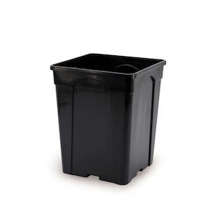 Plastic Square Bucket 22Sqx27Hcm - Black (68-2288A)