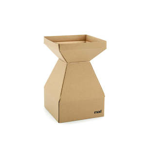 MOD Square Vase Small 14Sqx22Hcm Pk/10 - Natural