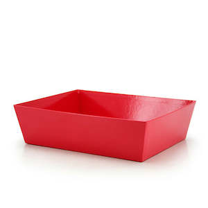 Solid Hamper Tray 37Lx29Wx10Hcm Pk/10 - Red
