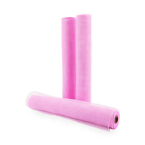 Synthetic Plain Deco Mesh Roll 53cmx9m - Light Pink