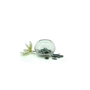 Oceans Glassware: Glass Fish Bowl 5TDx10Wx7Hcm - Clear (02-FISH10)