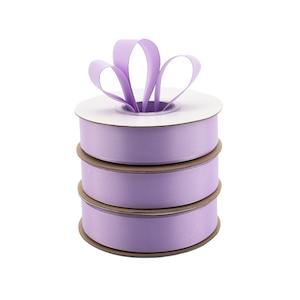 Recycled Polyester Grosgrain Satin Ribbon 25mmx25m - Lt Orchid