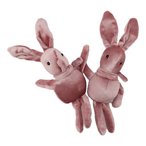 Oceans Toys: Decorative Bunny 18cm - Soft Rose Pink