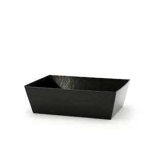 Solid Hamper Tray 29Lx21Wx9Hcm Pk/10 - Black