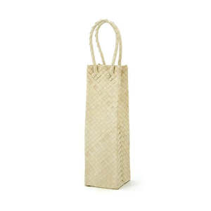 Oceans Boxes Bags Liquor Boxes Bags: Buri Palm Wine Bag 10Sqx33Hcm Pk/5 - Natural