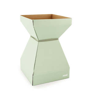 MOD Square Vase Medium 17.5Sqx27Hcm Pk/10 - Soft Green
