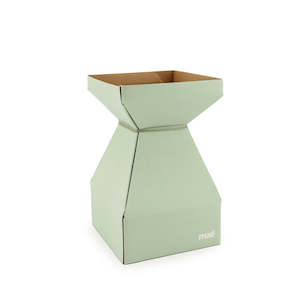 MOD Square Vase Small 14Sqx22Hcm Pk/10 - Soft Green
