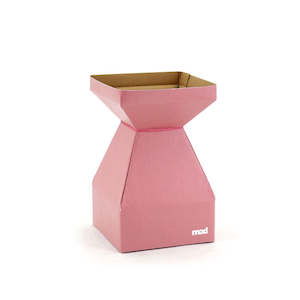 MOD Square Vase Small 14Sqx22Hcm Pk/10 - Light Pink