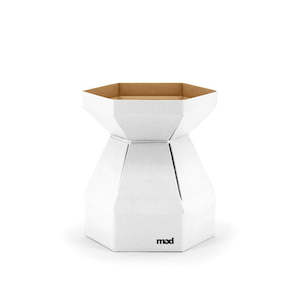MOD Circular Vase Small 16.5Diax21Hcm Pk/10 - White