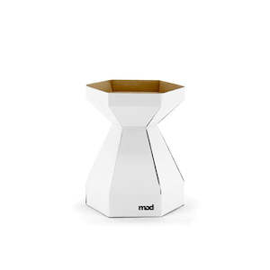 MOD Circular Vase Mini 14Diax19Hcm Pk/10 - White
