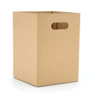 Cardboard Tall Square Box 17.5Sqx25Hcm Pk/10 - Brown