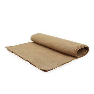 Oceans Fabric Floral Wrap Natural: Jute Sheet with Sewn Edge 50x70cm Pk/5 - Natural
