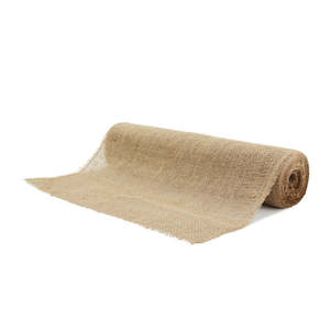 Oceans Fabric Floral Wrap Natural: Jute Plain Roll 50cmx10m - Natural