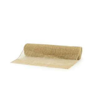 Oceans Fabric Floral Wrap Natural: Jute Plain Roll 47cmx9.1m - Natural