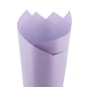 Oceans Fabric Floral Wrap Pearlwrap: Pearlwrap Sheet 60x50cm (60mu) Pk/50 - Soft Lilac/Soft Lilac