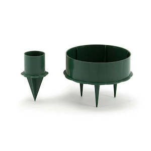 Oasis Plastic Candle Holder 25Diamm Pk/10 - Green