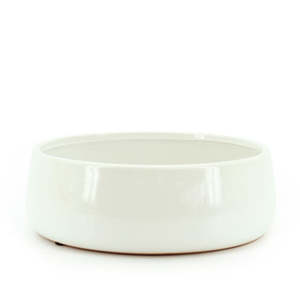 Oceans Ceramics: Ceramic Belly Bowl 27Diax9Hcm - White (03-A5-WHI)