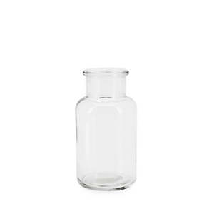 Oceans Glassware: Glass Squat Bottle Small 6.5Diax12.5Hcm - Clear