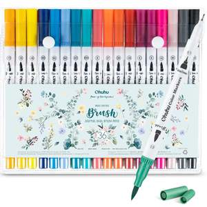 Ohuhu Maui 36 Colours Dual Tip Water Based Art Markers