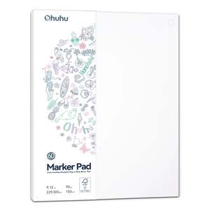 Ohuhu Bleedproof Marker Pad, Art Sketchbook, 60 sheets, 229x305mm