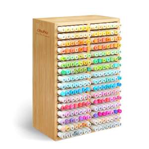 Marker Organisers: Ohuhu Bamboo High-Rise Organiser