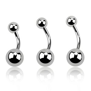 Products: Annodized Surgical Steel Banana Belly Bar