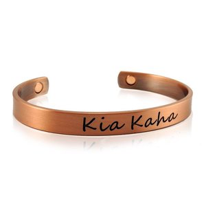 Products: Copper Bracelet - KCB189- Two Toned Linear