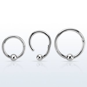 Surgical Steel Hinged Ring