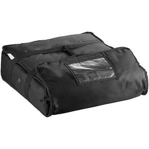 Frontpage: Pizza Delivery Bag Insulated Heavy-Duty Nylon 18" x 18" x 5.5"