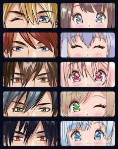 Paint By Numbers Stocked: Paint by Numbers - Anime - I See You