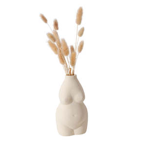 La Donna Vase Collection: Aida Body Vase - Cream