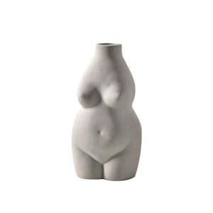 Aida Body Vase - Grey
