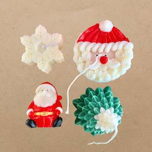 Santa Christmas Candle Bundle