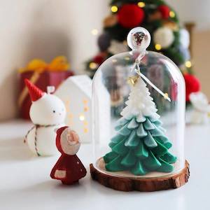 Christmas Tree Candle - Green