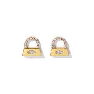 Lock my heart studs