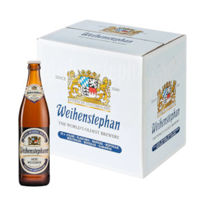 Germanybeer: Weihenstephan Hefe Weissbier 5.4% 500ml x 12 Pack