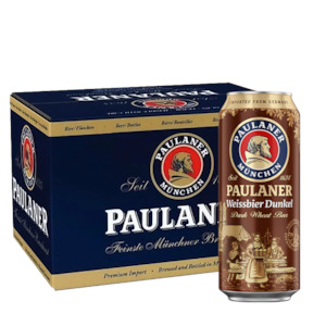 Beer Bargains: Paulaner Hefeweiss Dunkel 5.3% Can 500ml - 24 Pack