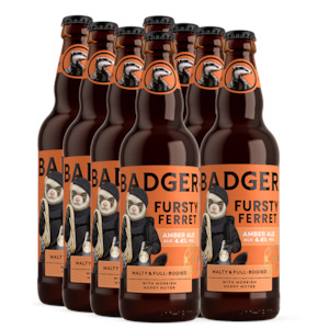 Badger Beer Fursty Ferret Amber Ale 4.4% 500ml - 8 Pack