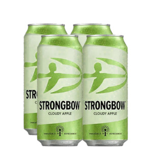 Beer Bargains: Strongbow Cloudy Apple Cider 440ml - 4 Cans