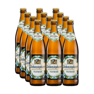 Cases: Weihenstephan Festbier (Oktoberfest) 5.8% 500ml - 12 Bottles