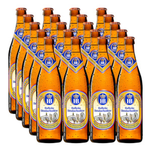 Cases: Hofbrau Oktoberfestbier 6.3% 500ml - 20 Bottles